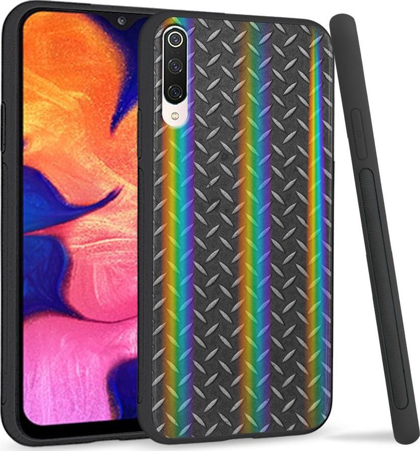 Super Fashion Etui na telefon Xiaomi Mi9 Rainbow Case Metal 1