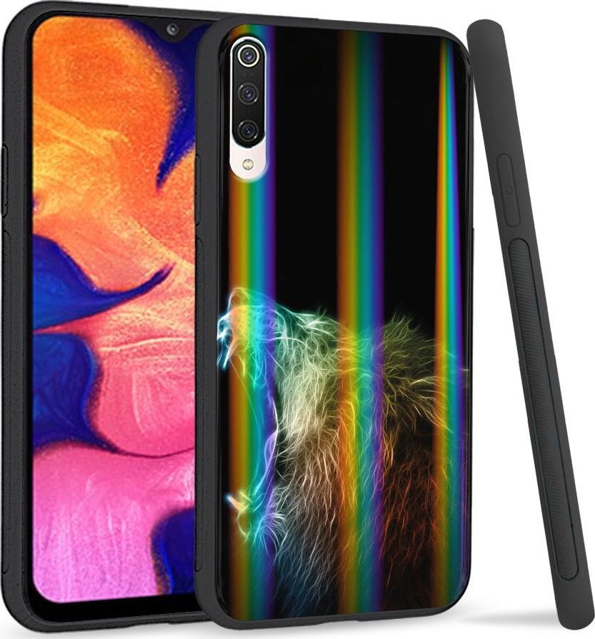 Super Fashion Etui na telefon Xiaomi Mi9 Rainbow Case Roaring Lion 1