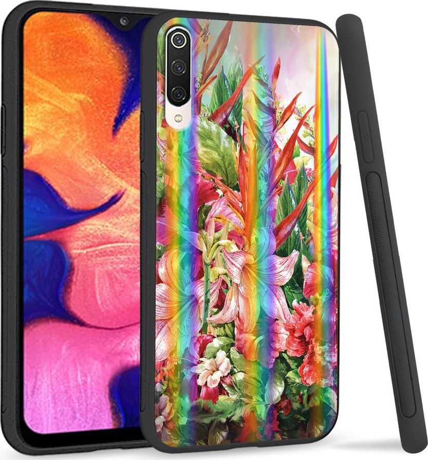 Super Fashion Etui na telefon Xiaomi Mi9 Rainbow Case Flowers 1