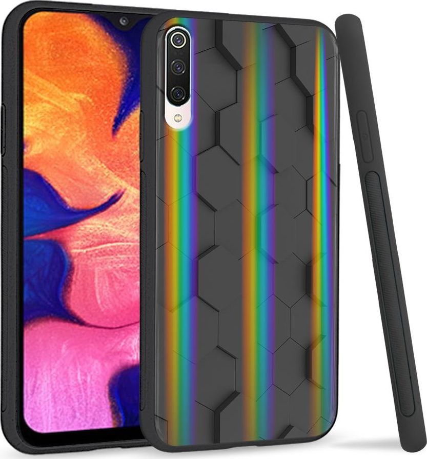 Super Fashion Etui na telefon Xiaomi Mi9 Rainbow Case Honeycomb Pattern 1