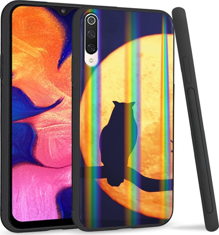 Super Fashion Etui na telefon Xiaomi Mi9 Rainbow Case Night Owl 1