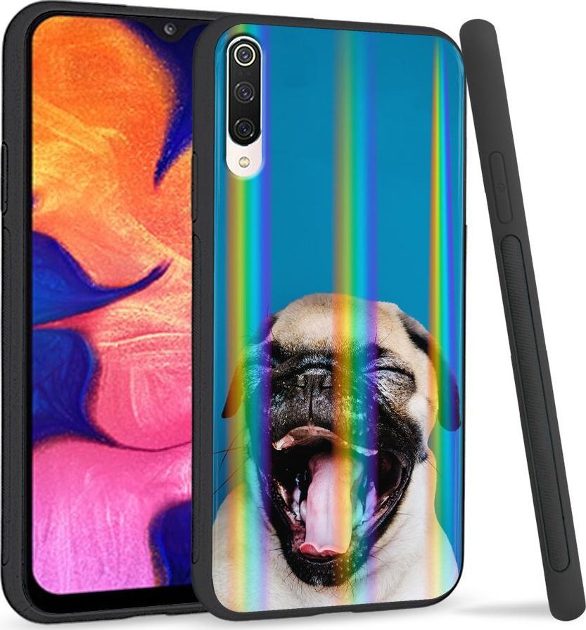 Super Fashion Etui na telefon Xiaomi Mi9 Rainbow Case Pug 1