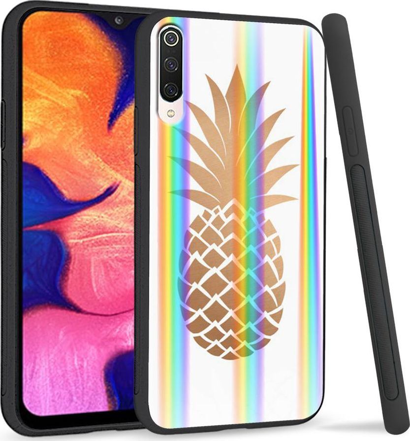 Super Fashion Etui na telefon Xiaomi Mi9 Rainbow Case Złoty Ananas 1