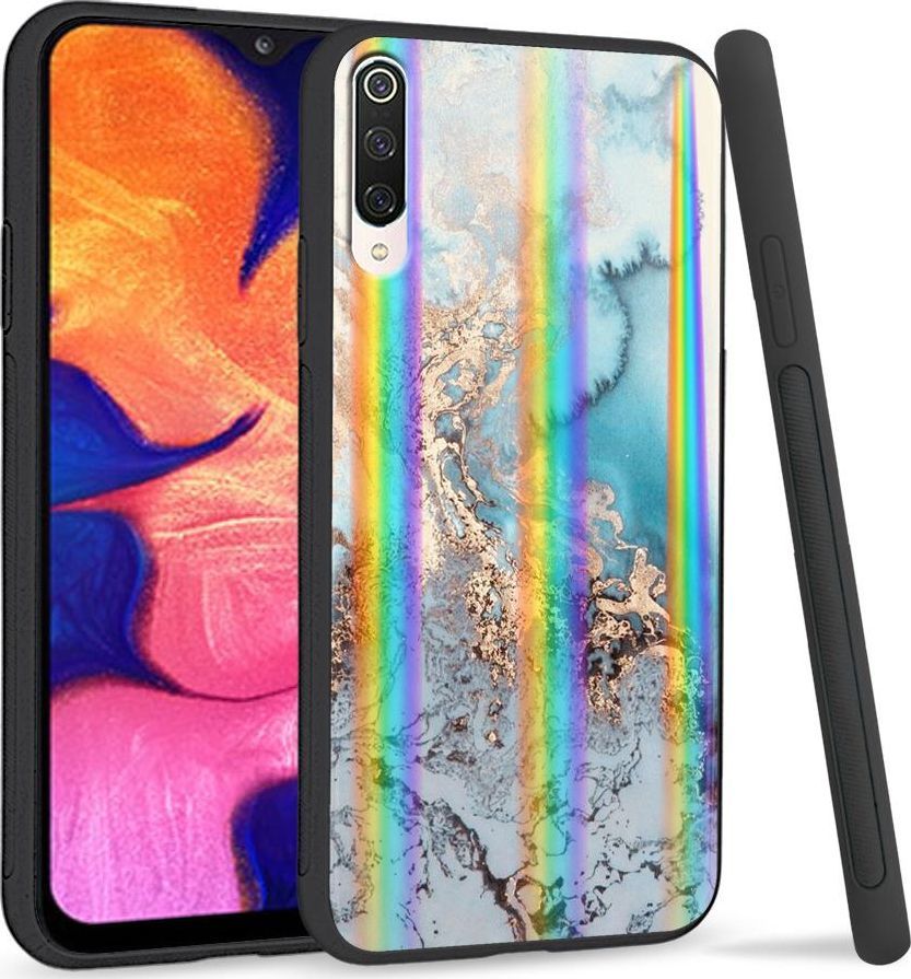 Super Fashion Etui na telefon Xiaomi Mi9 Rainbow Case Abstrakcja 1