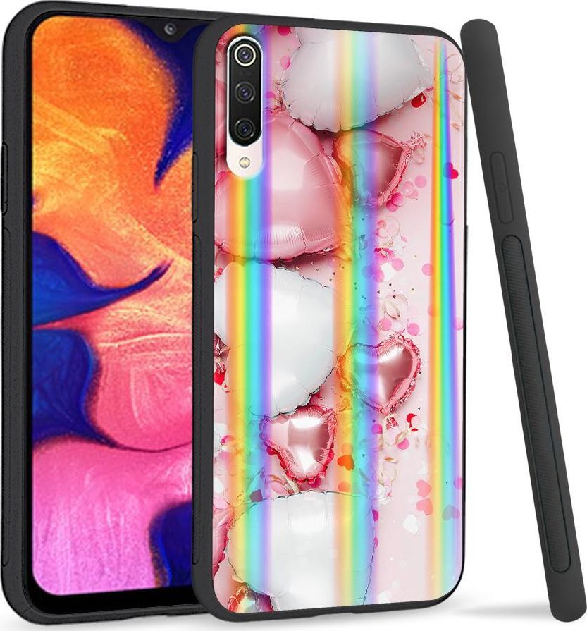 Super Fashion Etui na telefon Xiaomi Mi9 Rainbow Case Baloon Hearts 1