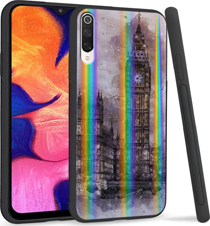 Super Fashion Etui na telefon Xiaomi Mi9 Rainbow Case Londyn 1