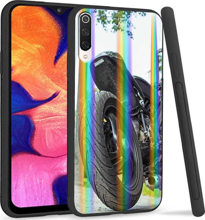 Super Fashion Etui na telefon Xiaomi Mi9 Rainbow Case Bike Tyre 1