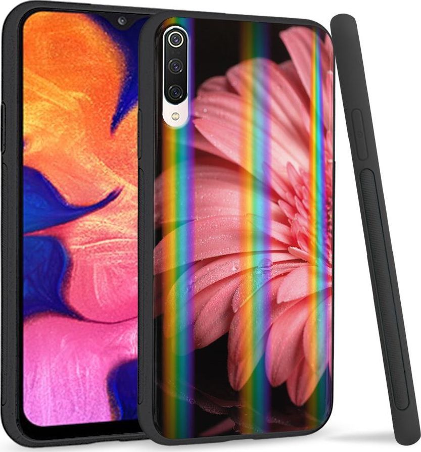 Super Fashion Etui na telefon Xiaomi Mi9 Rainbow Case Pink flower 1