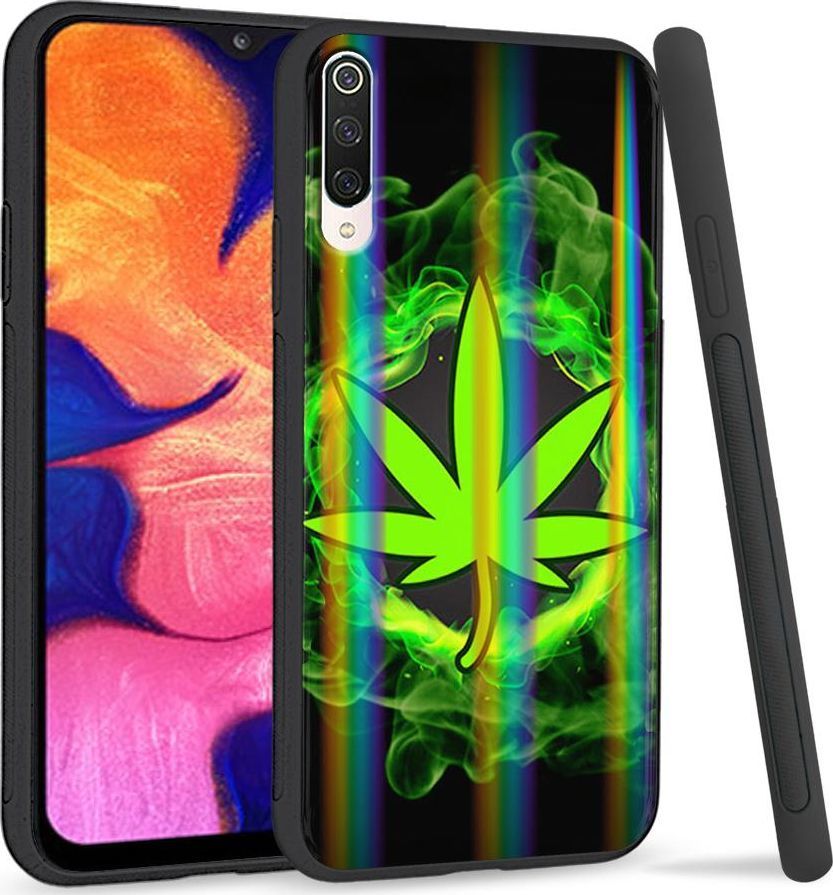 Super Fashion Etui na telefon Xiaomi Mi9 Rainbow Case Zielone Zioło 1