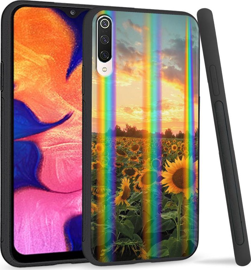 Super Fashion Etui na telefon Xiaomi Mi9 Rainbow Case Sunflower Garden 1