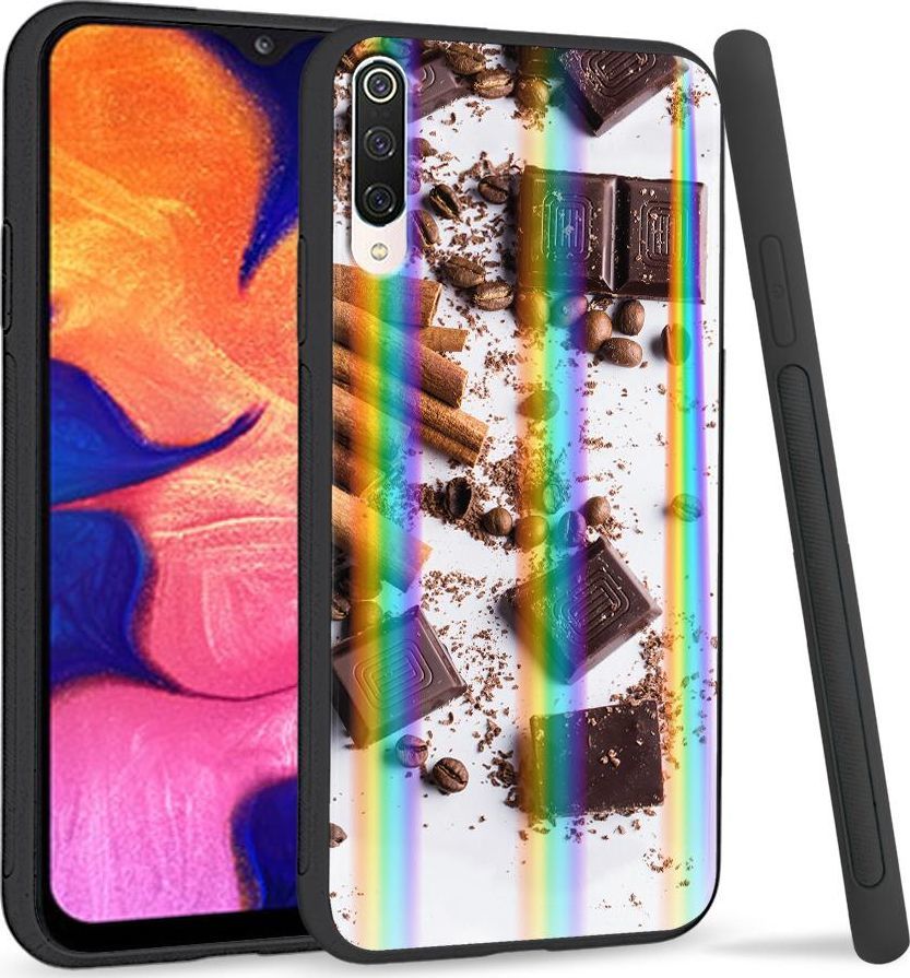 Super Fashion Etui na telefon Xiaomi Mi9 Rainbow Case Czekocynamon 1