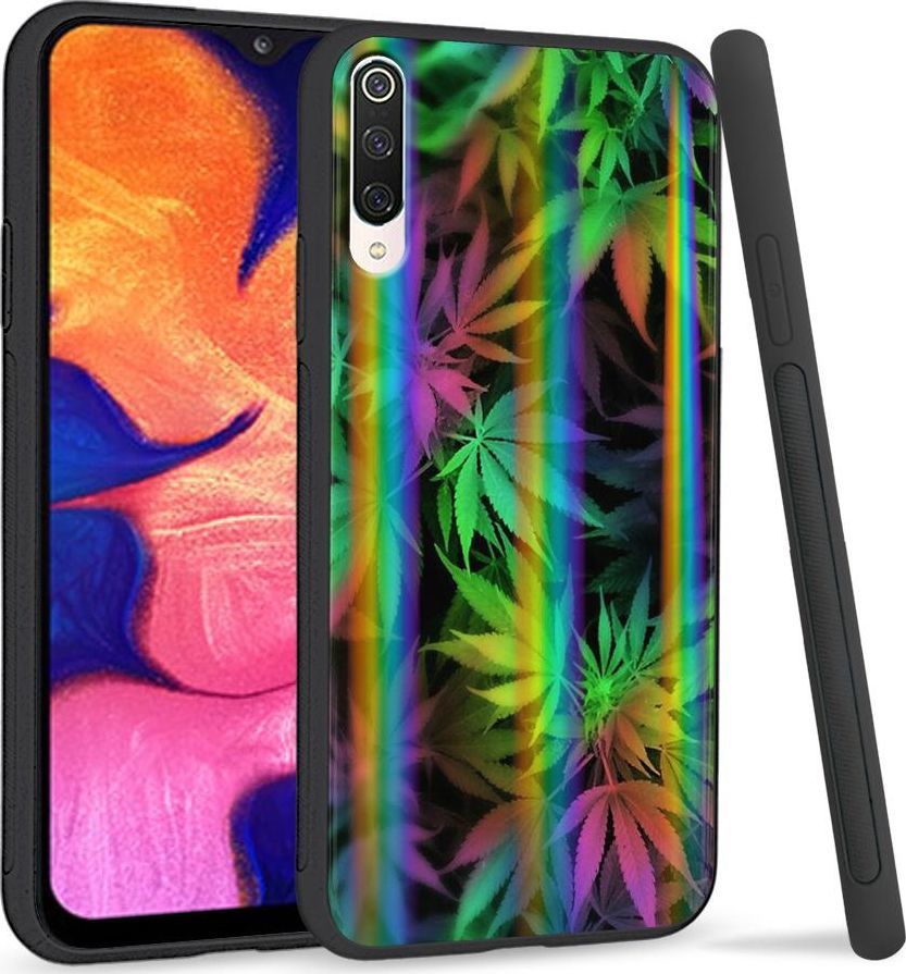 Super Fashion Etui na telefon Xiaomi Mi9 Rainbow Case Tęczowe Zioło 1