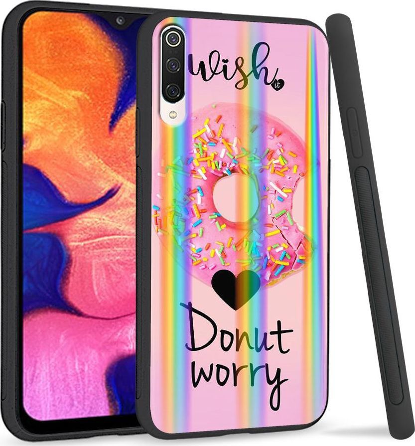 Super Fashion Etui na telefon Xiaomi Mi9 Rainbow Case Black Kitty 1