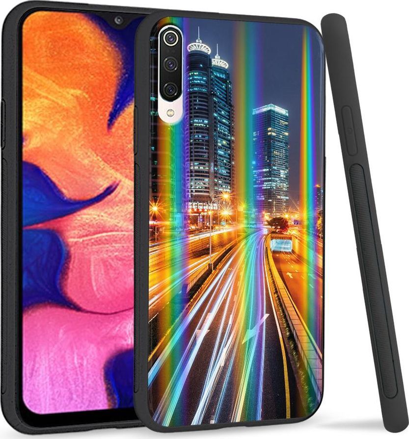 Super Fashion Etui na telefon Xiaomi Mi9 Rainbow Case Night City 1