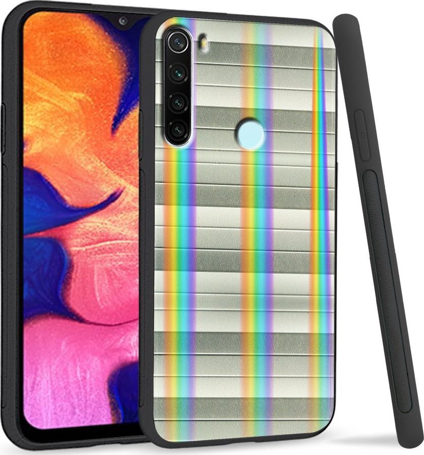 Super Fashion Etui Rainbow Series na Xiaomi Redmi Note 8 Odcienie szarości 1