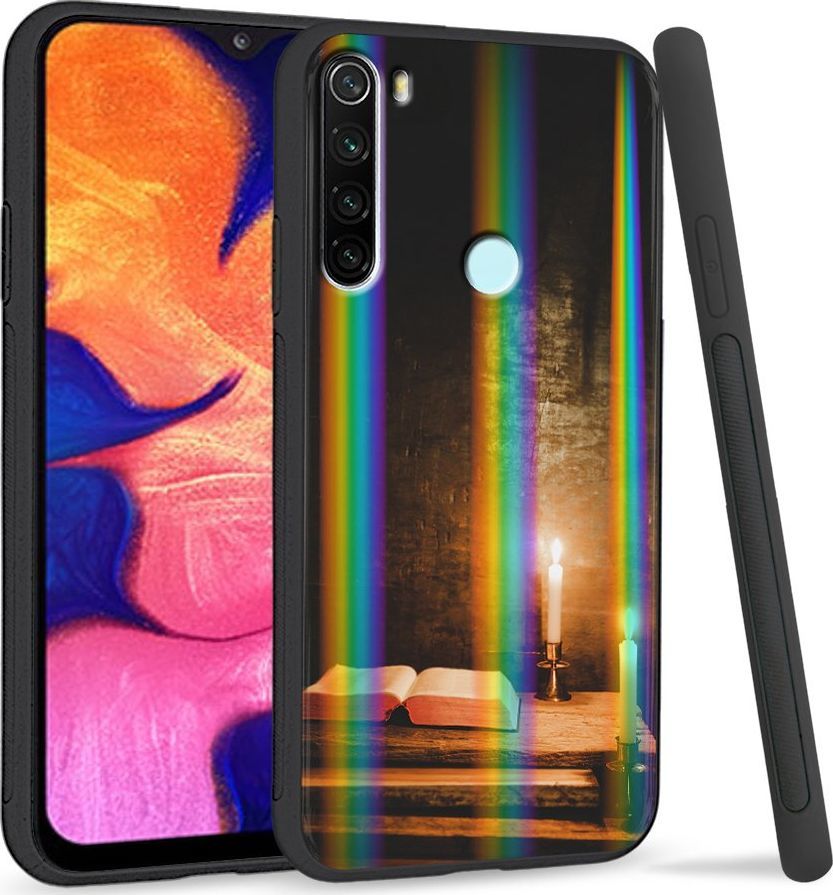 Super Fashion Etui Rainbow Series na Xiaomi Redmi Note 8 Świece 1