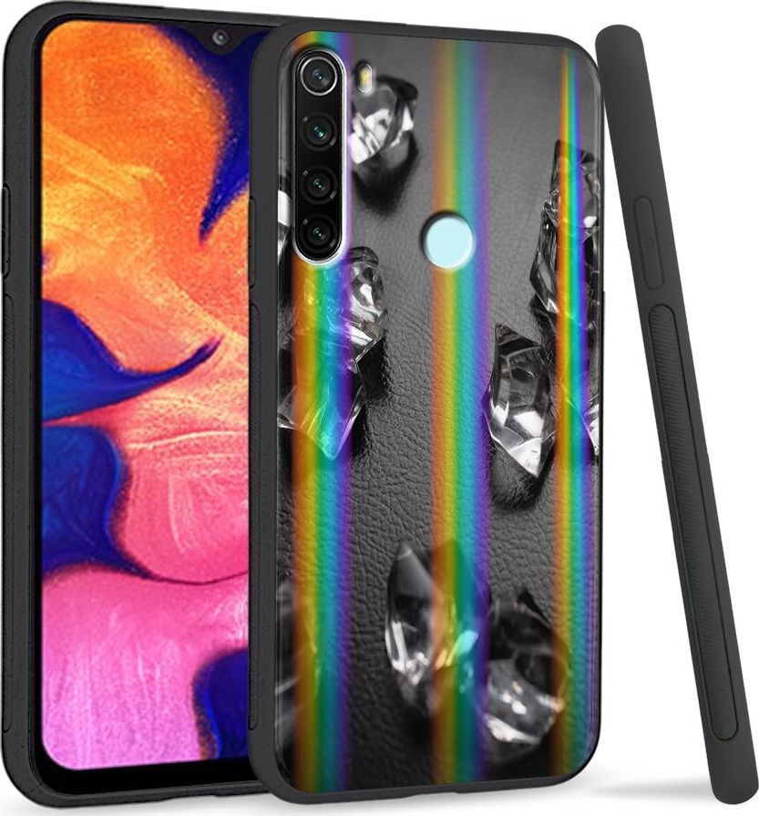 Super Fashion Etui Rainbow Series na Xiaomi Redmi Note 8 Glass Cube 1
