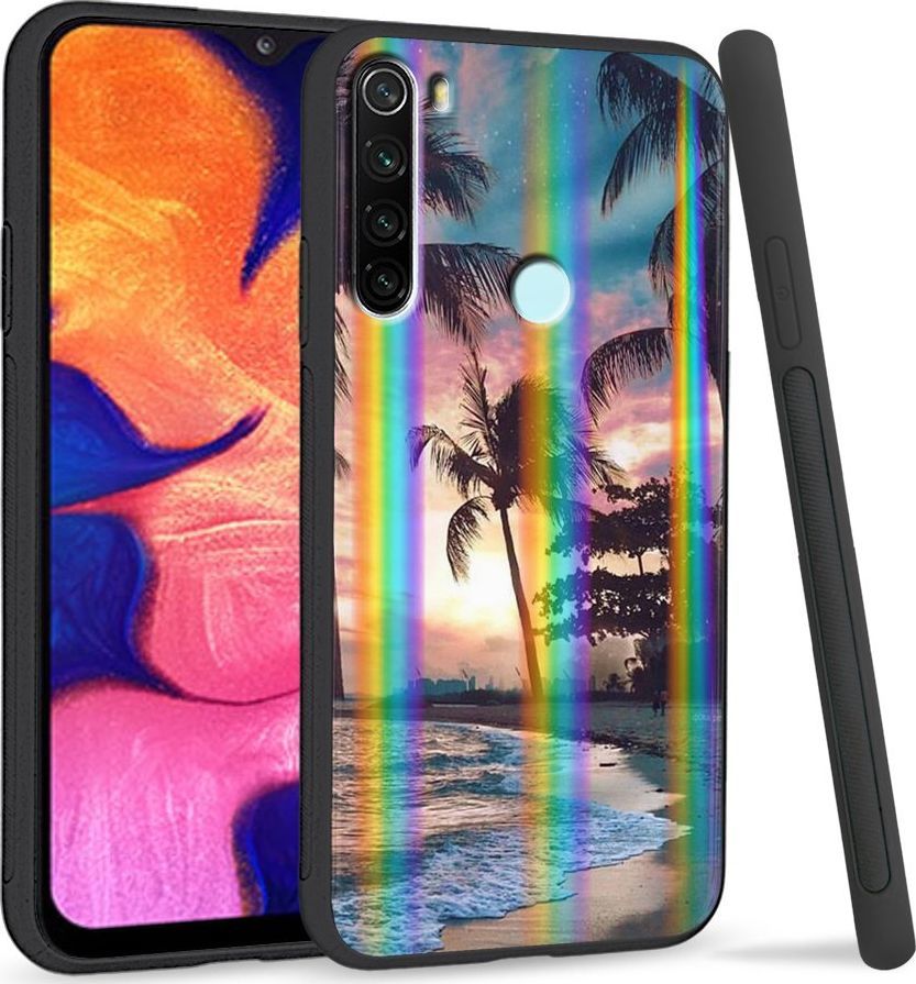 Super Fashion Etui Rainbow Series na Xiaomi Redmi Note 8 Tropical Beach 1