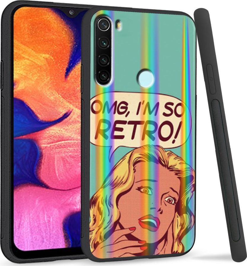 Super Fashion Etui Rainbow Series na Xiaomi Redmi Note 8 OMG I'm so Retro 1