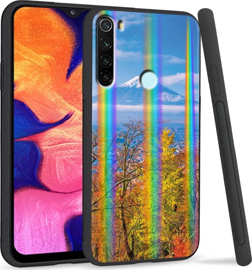 Super Fashion Etui Rainbow Series na Xiaomi Redmi Note 8 Widk vulkan 1