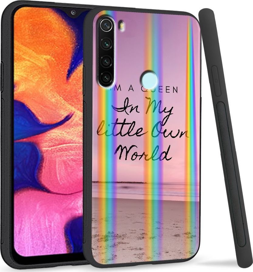 Super Fashion Etui Rainbow Series na Xiaomi Redmi Note 8 Im a Queen in my little Own World 1