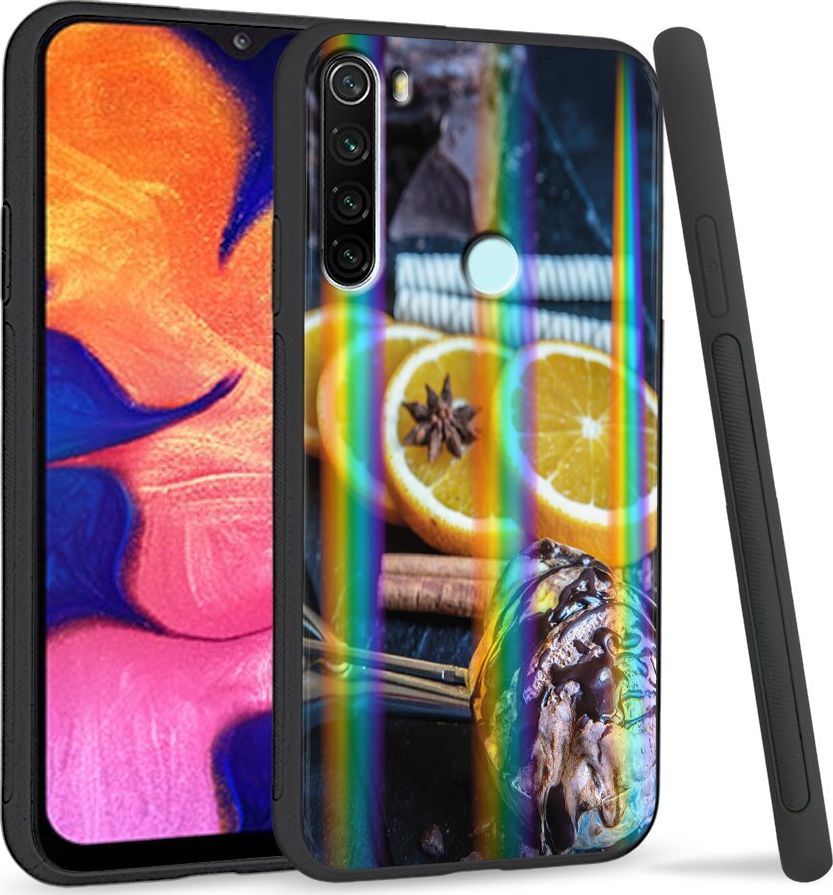 Super Fashion Etui Rainbow Series na Xiaomi Redmi Note 8 Choco lemon 1