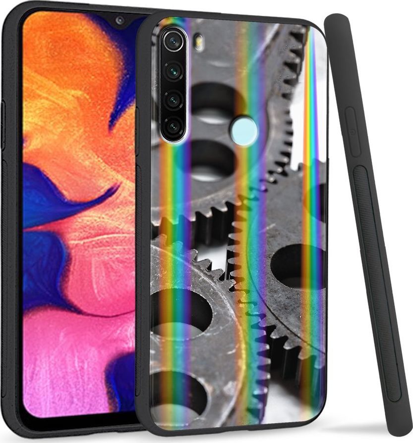 Super Fashion Etui Rainbow Series na Xiaomi Redmi Note 8 Koła zębate 1