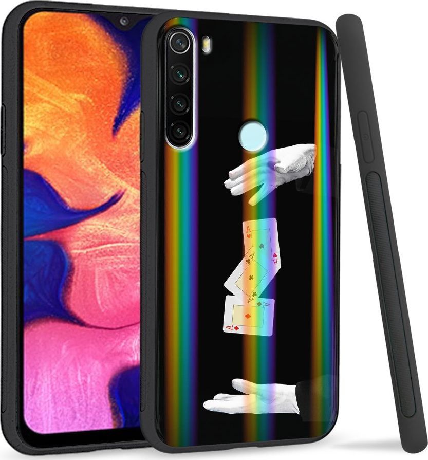 Super Fashion Etui Rainbow Series na Xiaomi Redmi Note 8 Trzy asy 1