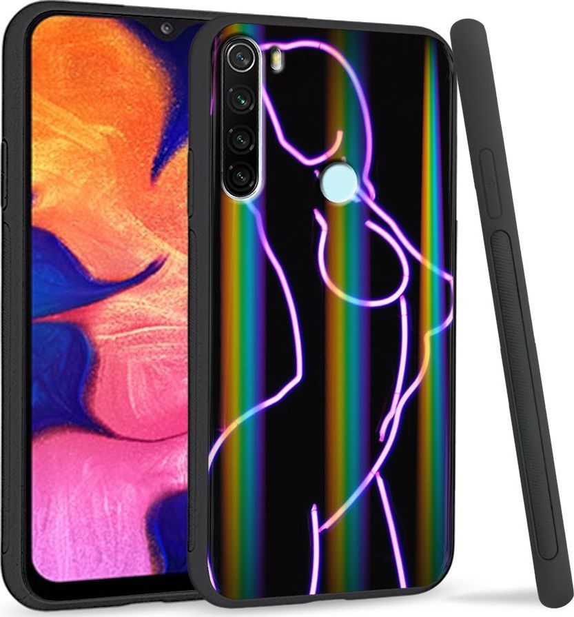 Super Fashion Etui Rainbow Series na Xiaomi Redmi Note 8 Lady Black 1