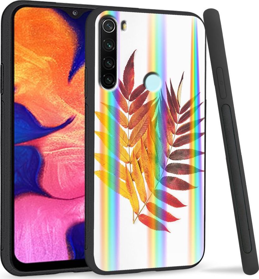 Super Fashion Etui Rainbow Series na Xiaomi Redmi Note 8 Reddish yellow leaves 1
