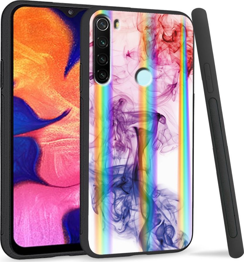 Super Fashion Etui Rainbow Series na Xiaomi Redmi Note 8 Smoke abstract 1