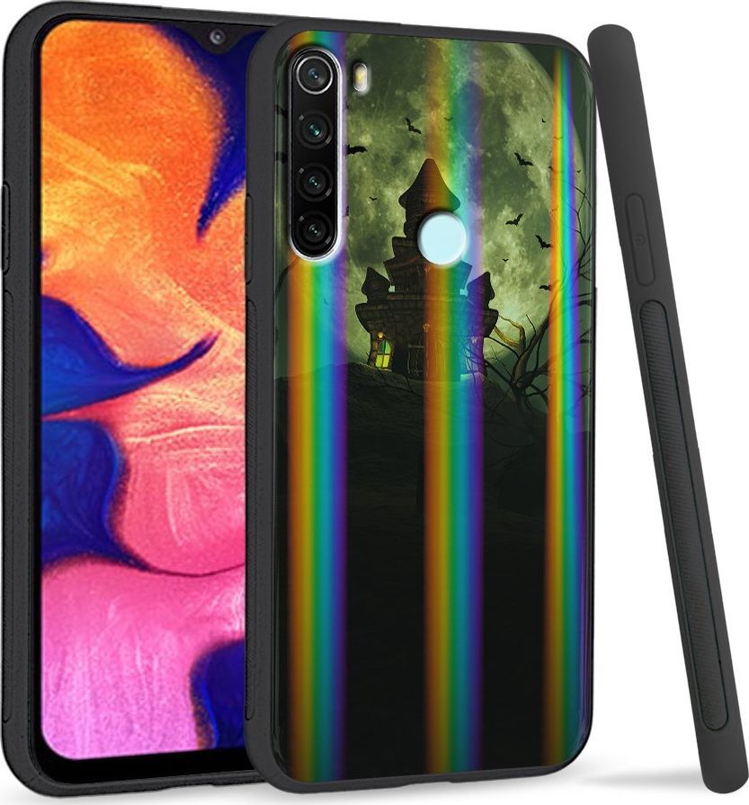 Super Fashion Etui Rainbow Series na Xiaomi Redmi Note 8 Spooky castle 1