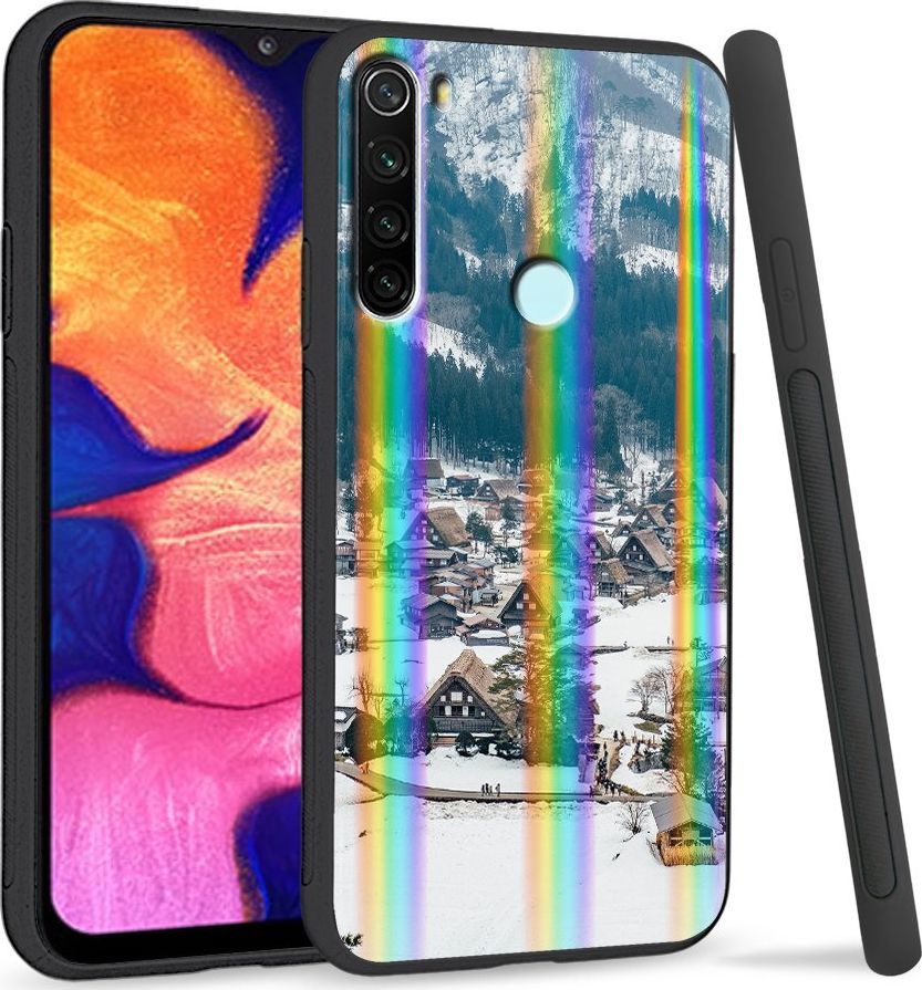 Super Fashion Etui Rainbow Series na Xiaomi Redmi Note 8 Miasto w górach 1