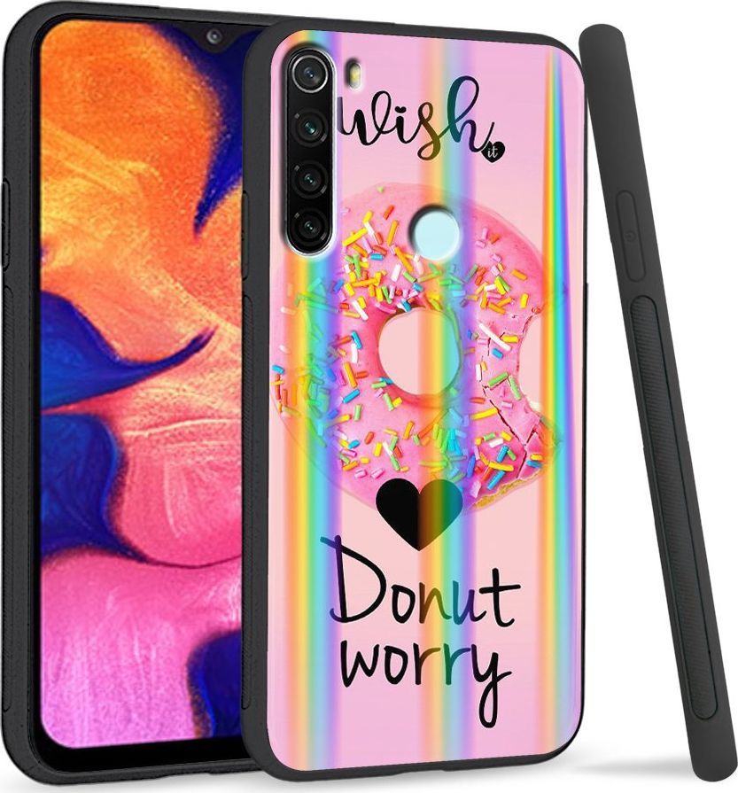 Super Fashion Etui Rainbow Series na Xiaomi Redmi Note 8 Black Kitty 1