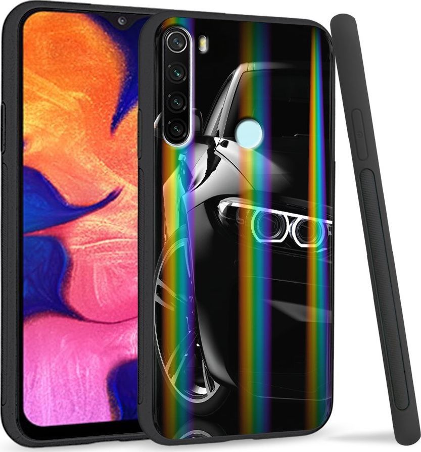 Super Fashion Etui Rainbow Series na Xiaomi Redmi Note 8 LED headlights 1