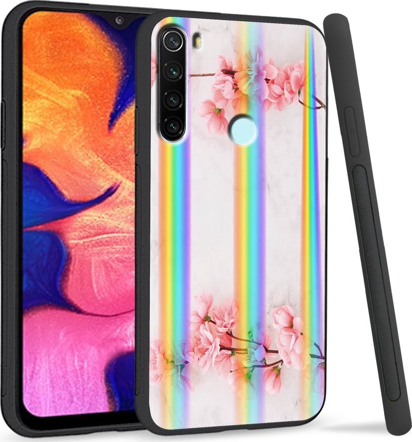 Super Fashion Etui Rainbow Series na Xiaomi Redmi Note 8 Due flowers 1
