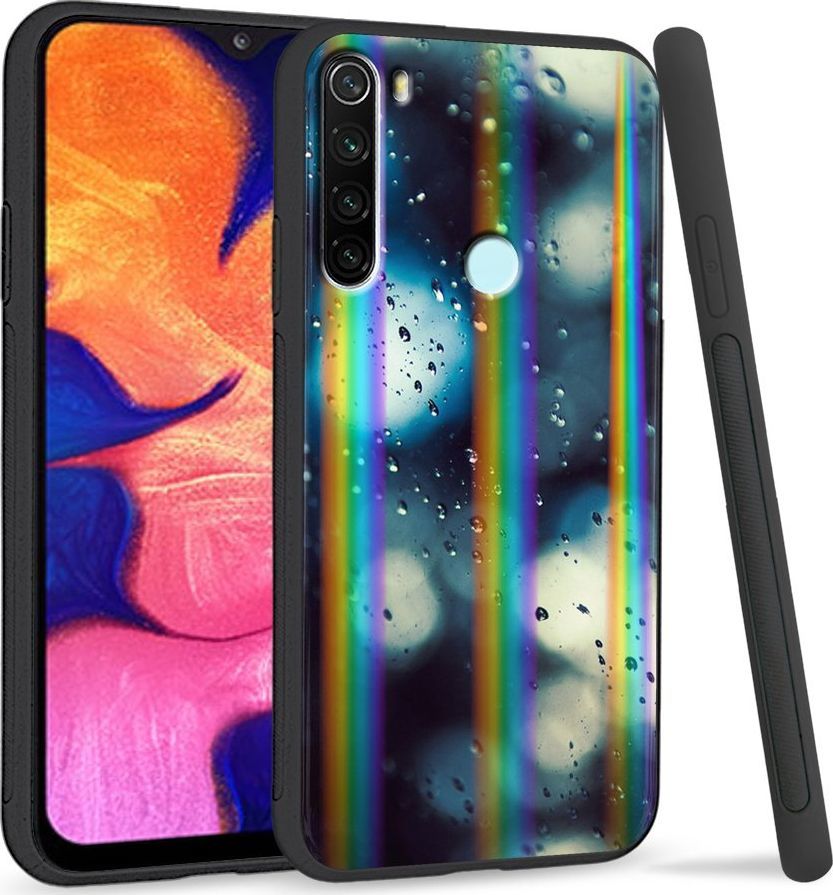 Super Fashion Etui Rainbow Series na Xiaomi Redmi Note 8 Rain Glass 1