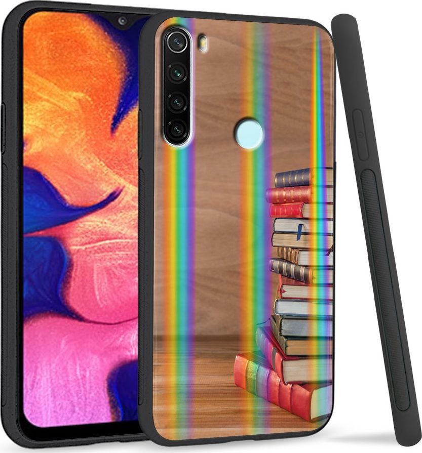 Super Fashion Etui Rainbow Series na Xiaomi Redmi Note 8 Książki 1