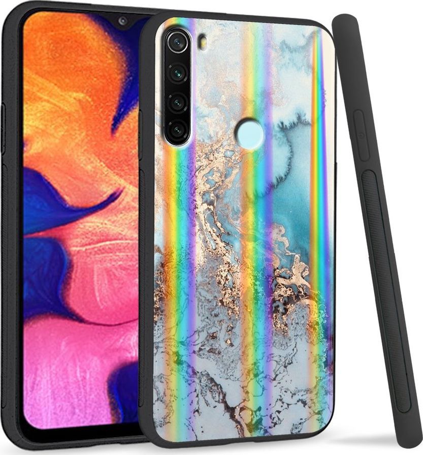 Super Fashion Etui Rainbow Series na Xiaomi Redmi Note 8 Abstrakcja 1