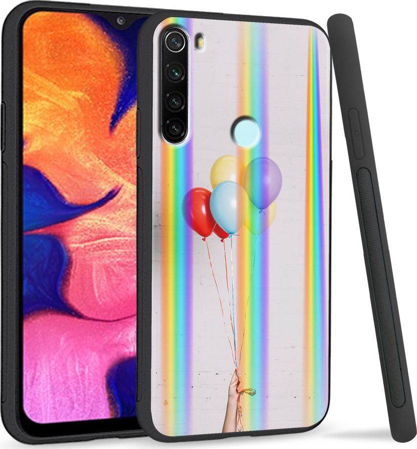 Super Fashion Etui Rainbow Series na Xiaomi Redmi Note 8 Kolorowe balony 1