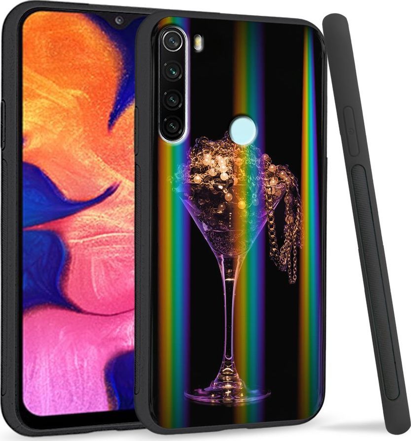 Super Fashion Etui Rainbow Series na Xiaomi Redmi Note 8 Złoto 1