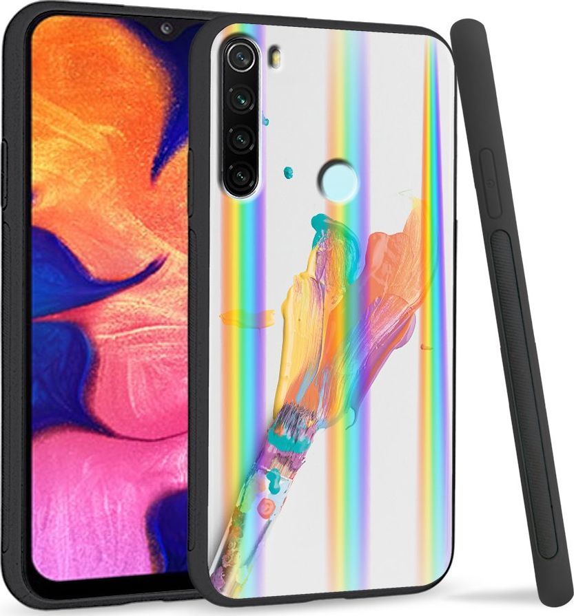 Super Fashion Etui Rainbow Series na Xiaomi Redmi Note 8 Pastelowe farby 1