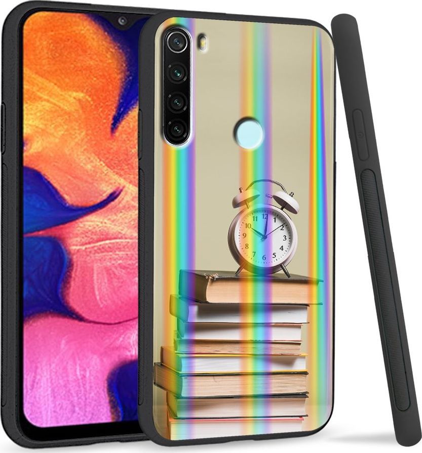 Super Fashion Etui Rainbow Series na Xiaomi Redmi Note 8 Budzik 1