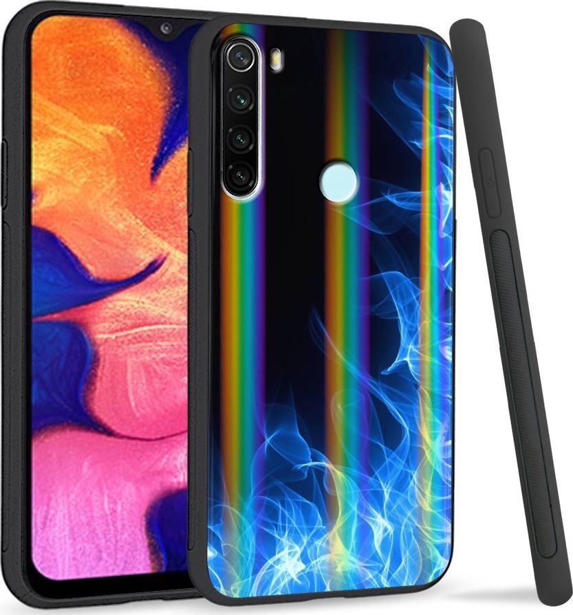 Super Fashion Etui Rainbow Series na Xiaomi Redmi Note 8 Niebieski Podmuch 1