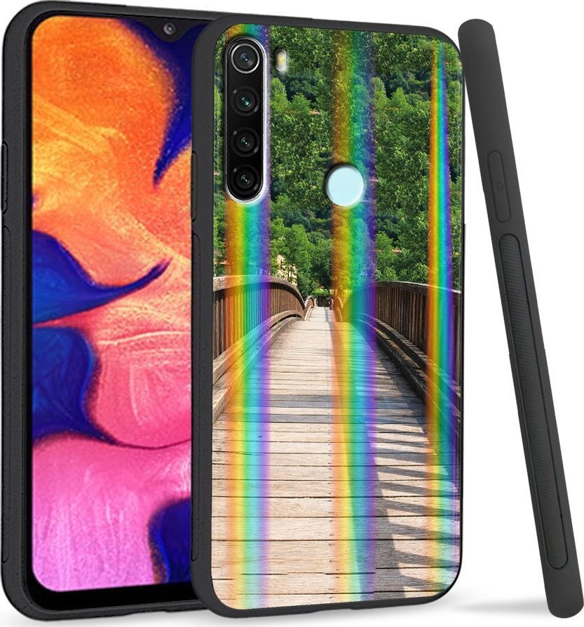 Super Fashion Etui Rainbow Series na Xiaomi Redmi Note 8 Drewniany most 1