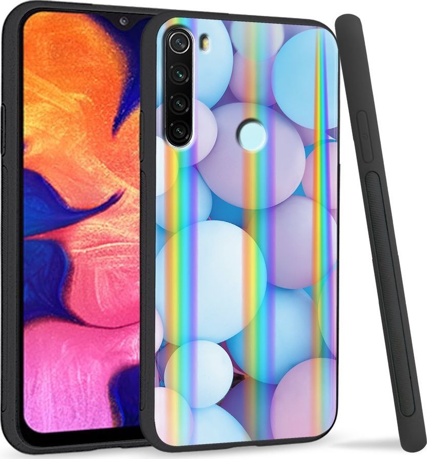 Super Fashion Etui Rainbow Series na Xiaomi Redmi Note 8 Pastelowe balony 1