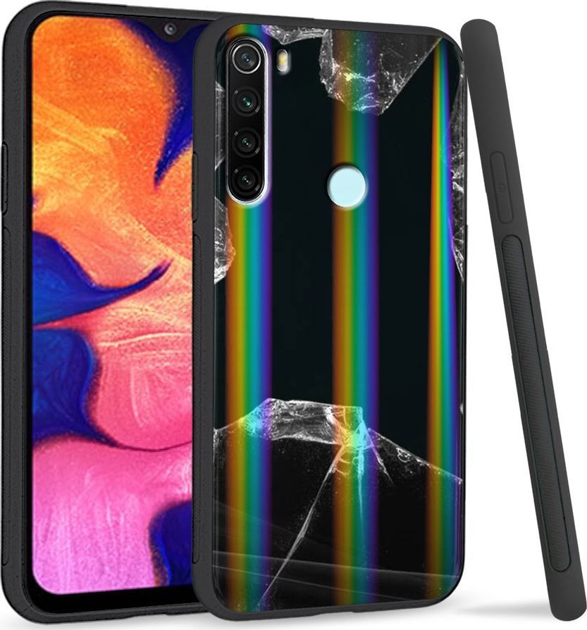 Super Fashion Etui Rainbow Series na Xiaomi Redmi Note 8 Broken Glass 1