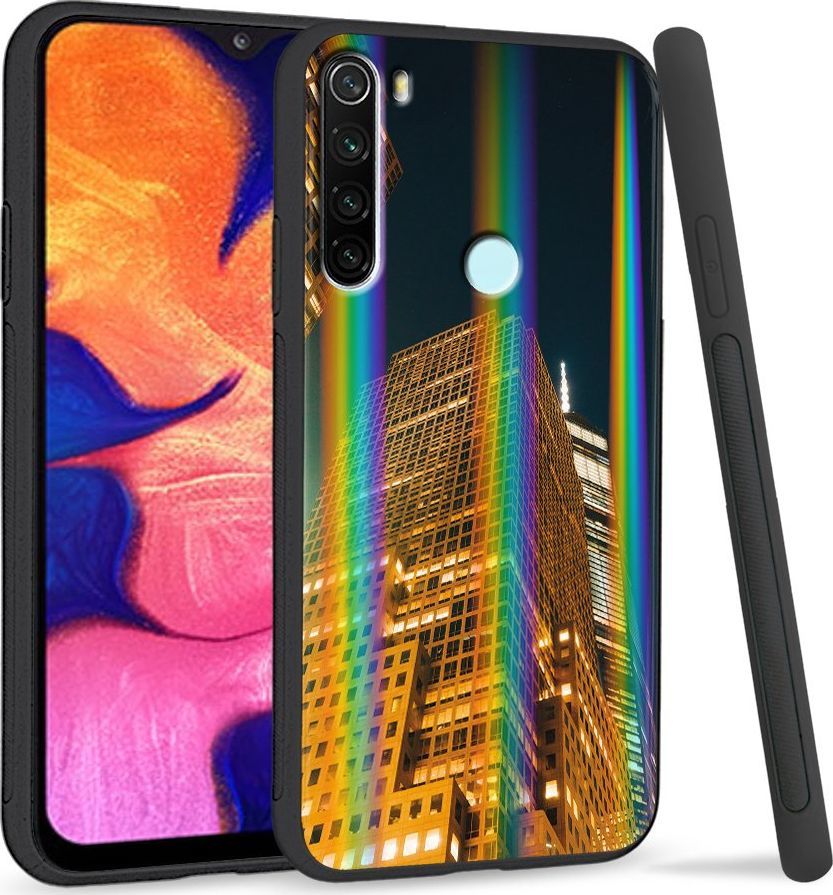 Super Fashion Etui Rainbow Series na Xiaomi Redmi Note 8 Night building 1