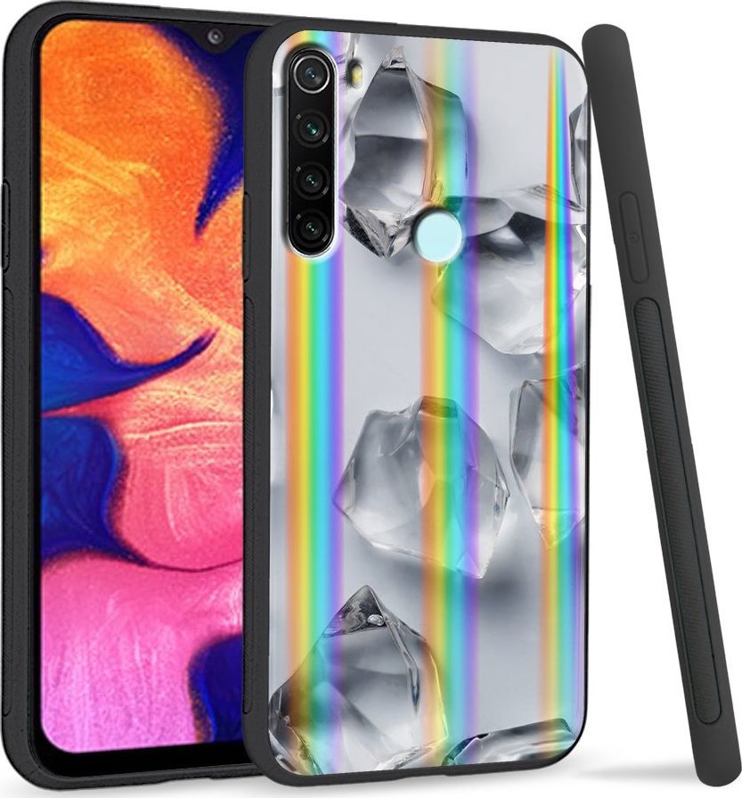 Super Fashion Etui Rainbow Series na Xiaomi Redmi Note 8 White glass cubes 1