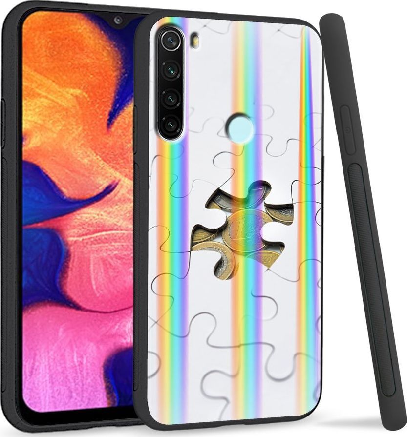 Super Fashion Etui Rainbow Series na Xiaomi Redmi Note 8 Puzzle 1